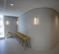 Applique murale, Quimera, laiton brossé, LED, dim, 2700-3000K, 330 lm, Ø7,6cm, H41,3cm - SLV