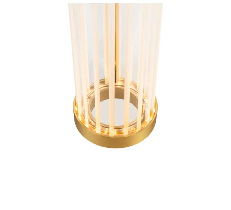 Applique murale, Quimera, laiton brossé, LED, dim, 2700-3000K, 330 lm, Ø7,6cm, H41,3cm - SLV