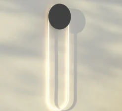 Applique*Darmes Applique murale, Ra Wall longue, , L25,5cm, H110cm - Noir sablé