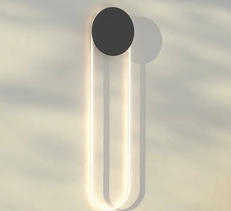 Applique*Darmes Applique murale, Ra Wall longue, , L25,5cm, H110cm - Noir sablé