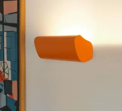 Applique*Nemo Lighting Applique murale, Radieuse, réédition Le Corbusier, , L33,4cm, H13,4cm - orange