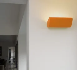 Applique*Nemo Lighting Applique murale, Radieuse, réédition Le Corbusier, , L33,4cm, H13,4cm - orange