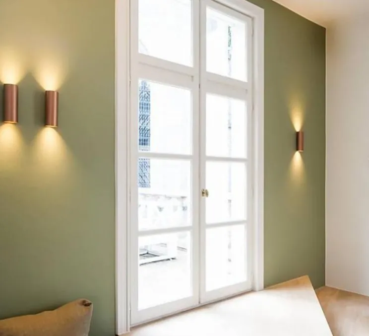 Applique murale, RAY mini 2.0, cuivre, Ø6,7cm, H20cm - Wever&Ducré