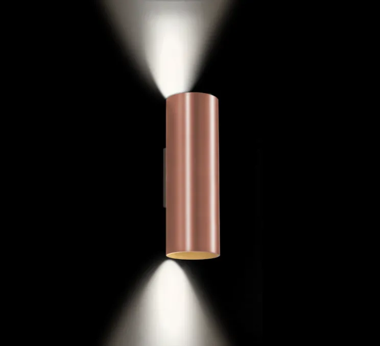 Applique murale, RAY mini 2.0, cuivre, Ø6,7cm, H20cm - Wever&Ducré