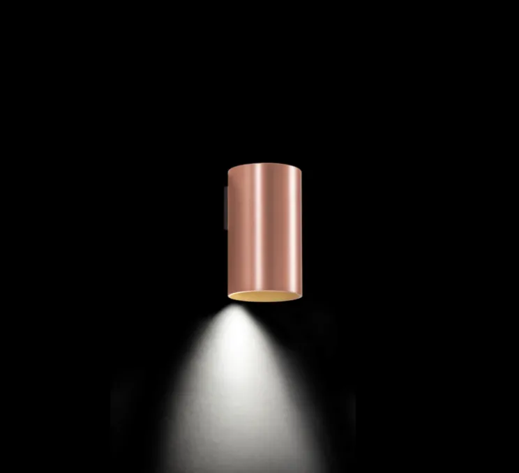Applique murale, RAY mini 1.0, cuivre, Ø6,7cm, H11,5cm - Wever&Ducré