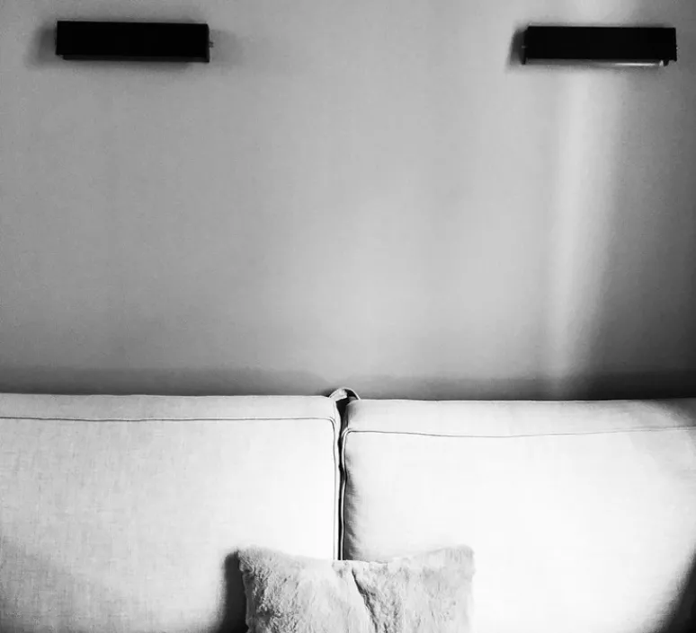 Applique*Daniel Gallo Applique murale, Rectangle L, , 2700K, L37cm, H8cm - noir et or