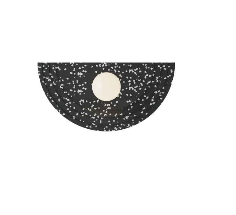 Applique*Robin Applique murale, Regina Wall, , L48cm, H25cm - black recycled plastic