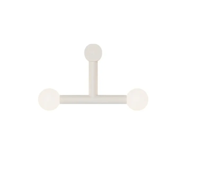 Applique murale, Rigoberta direct trio, blanc, L49cm, H30cm - Robin