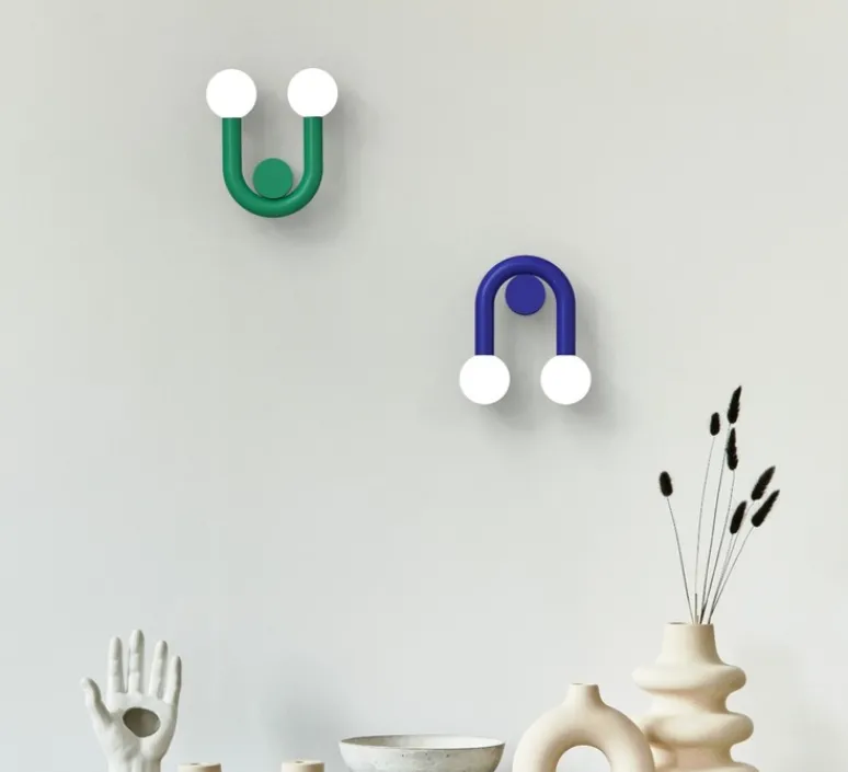 Applique*Robin Applique murale, Rigoberta direct super curved, , L26cm, H23cm - vert trafic