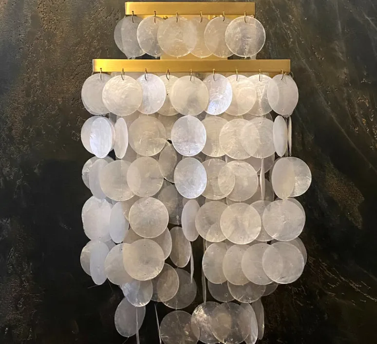 Applique*Gong Applique murale, Rita, , L15cm, H55cm - blanc