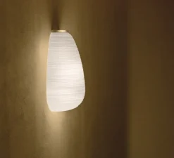 Applique*Foscarini Applique murale, Rituals 1 Semi, , L24cm, H34cm - blanc, or