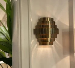 Applique*Eichholtz Applique murale, Rizzi double, , L30cm, H31cm - laiton antique