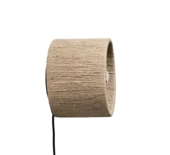 Applique*Made by Hand Applique murale, Ro, Straight, , Ø23cm, H23cm - jute