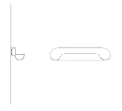 Applique murale, Roll 1465, blanc, LED, 2700K, 4920 lm, L45cm, H10cm - Martinelli Luce