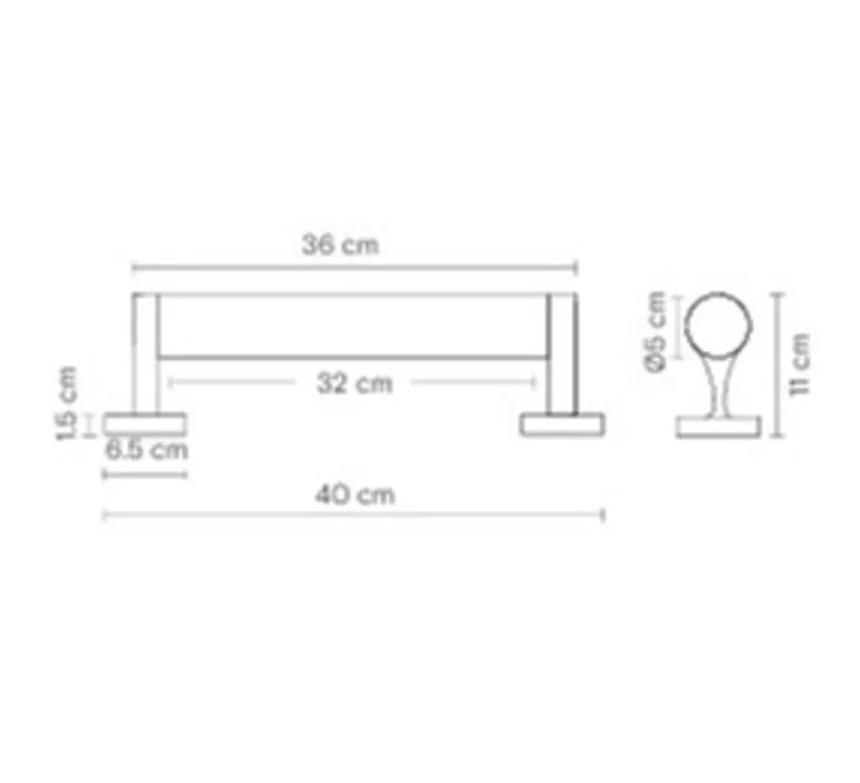 Applique*Robin Applique murale, Roseline, , doré, marron, IP44, LED, 2700K, 500 lm, L11cm, H36cm - transparent