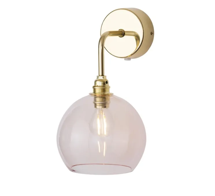 Applique murale, Rowan, corail clair, L15cm, H28cm - Ebb and Flow