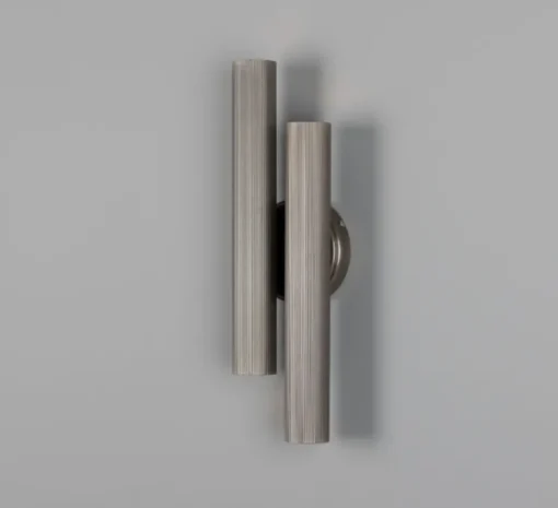 Applique murale, Royce double, argent antique, L12cm, H42cm - Mullan Lighting