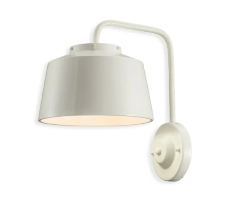 Applique*Ferroluce Applique murale, 50's C2002, , L23cm, H34cm - crème