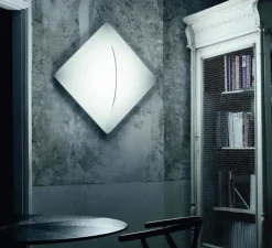 Applique*Nemo Lighting Applique murale, Saori, , Ø62cm, H22cm - blanc