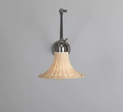 Applique*Mullan Lighting Applique murale, Savannah Small, , Ø24cm, H65cm - argent antique