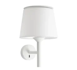 Applique murale, Savoy, blanc, L23cm, H39,2cm - FARO