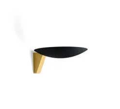Applique murale, Scava, noir et or, LED, 2700K, 1100lm, L20cm, H8,5cm - Wever & Ducré