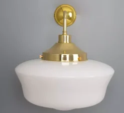 Applique*Mullan Lighting Applique murale, Schoolhouse, , L38cm, H35cm - laiton poli