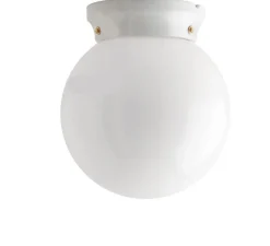 Applique murale, Schoolhouse, glass.L.006, porcelaine, verre, Ø20cm, H22,5cm - Zangra