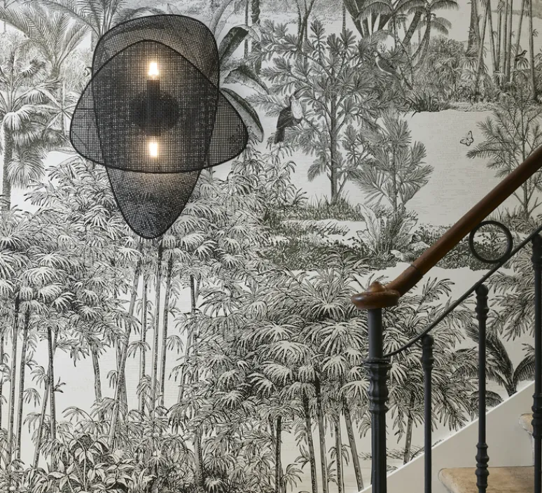 Applique*Market Set Applique murale, Screen 2L, , Ø77cm, H59cm - noir