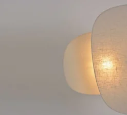 Applique*Market Set Applique murale, Screen 70's double,, L57cm, H76cm - lin bouleau