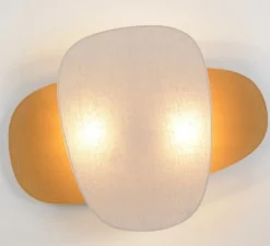 Applique*Market Set Applique murale, Screen 70's double, , L57cm, H76cm - gris bouleau, jaune curry