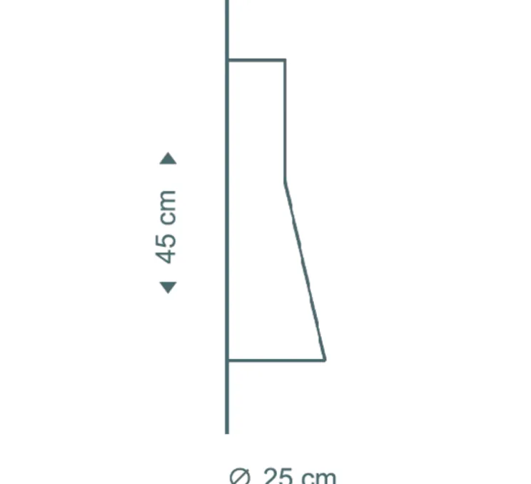 Applique murale, Secto 4231, bouleau, H45cm L25cm- Secto Design