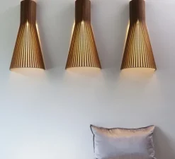 Applique*Secto Design Applique murale, Secto 4230, , 3000K, 370lm, H60cm - noyer