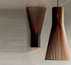 Applique*Secto Design Applique murale, Secto 4230, , 3000K, 370lm, H60cm - noyer