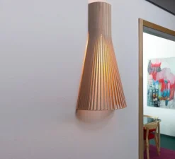 Applique*Secto Design Applique murale, Secto 4230, sans câble, , L31cm, H60cm - bouleau