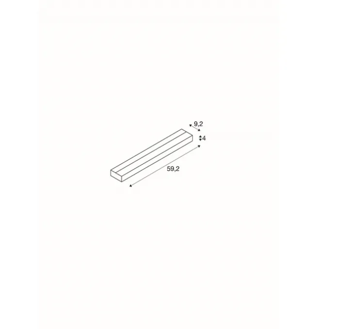 Applique murale, Sedo 14, blanc, LED, 3000K, 1300 lm, L59,2cm, H4cm - SLV