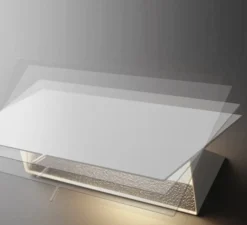 Applique*Quadrifoglio Lighting Applique murale, Shadow Piccola, , LED, 2700K, 1600lm, L33cm, H17cm - blanc