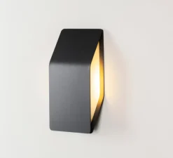 Applique murale, Shapes 4100, anthracite, LED, dim, 2700K, 870 lm, L15cm, H30cm - Estiluz