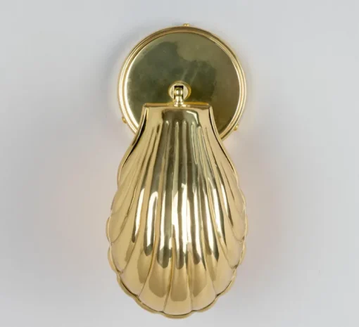 Applique murale, Shell, or, Ø12cm, H26.5cm - Mullan Lighting