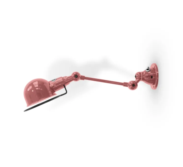Applique murale, Signal 1 bras, SI701, vieux rose, L32cm, H15cm - Jieldé