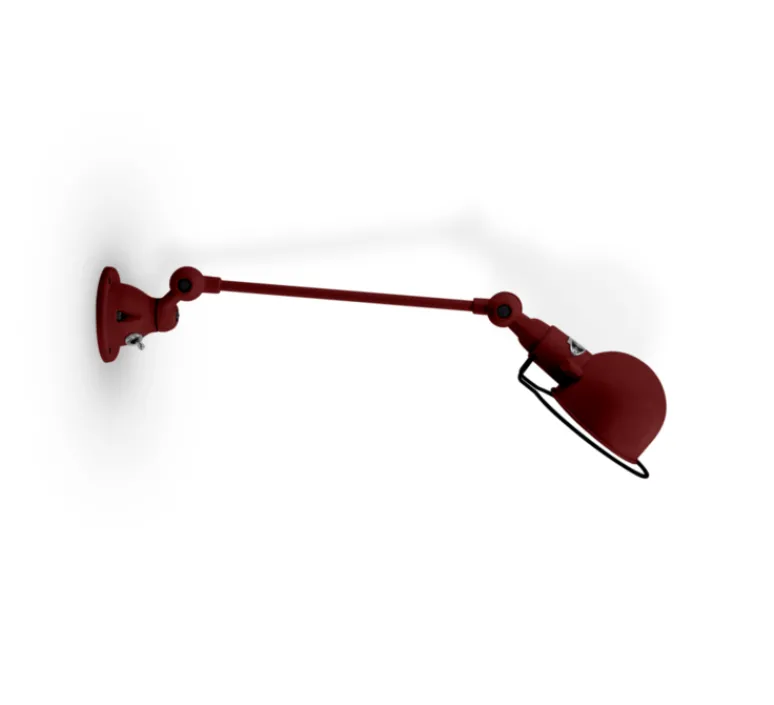 Applique*Jieldé Applique murale, Signal 1 bras, SI301, , L40cm, H15cm - bourgogne, mat