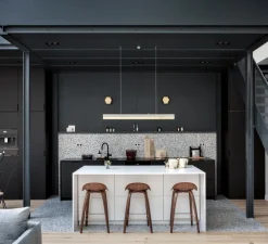 Applique murale, Signal 1 bras, SI701, rouge, L32cm, H15cm - Jieldé