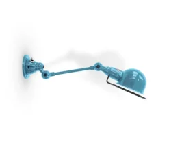 Applique*Jieldé Applique murale, Signal 1 bras, SI701, , interrupteur, L32cm, H15cm - bleu pastel