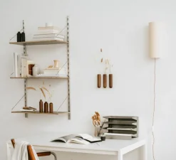 Applique murale, Simone, beige, L11cm, H35cm - An°so