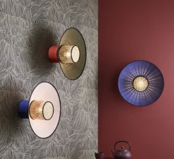 Applique*Market Set Applique murale, Singapour, , Ø40cm, P22cm - anthracite, blanc