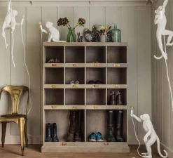 Applique|Enfants*Seletti Applique murale, singe, Monkey Hanging, gauche, , H76,5cm - blanc