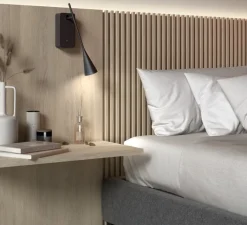 Applique*Bover Applique murale, Skybell Plus A/01, , LED, 2700K, 1200lm, L13cm, H38cm - noir