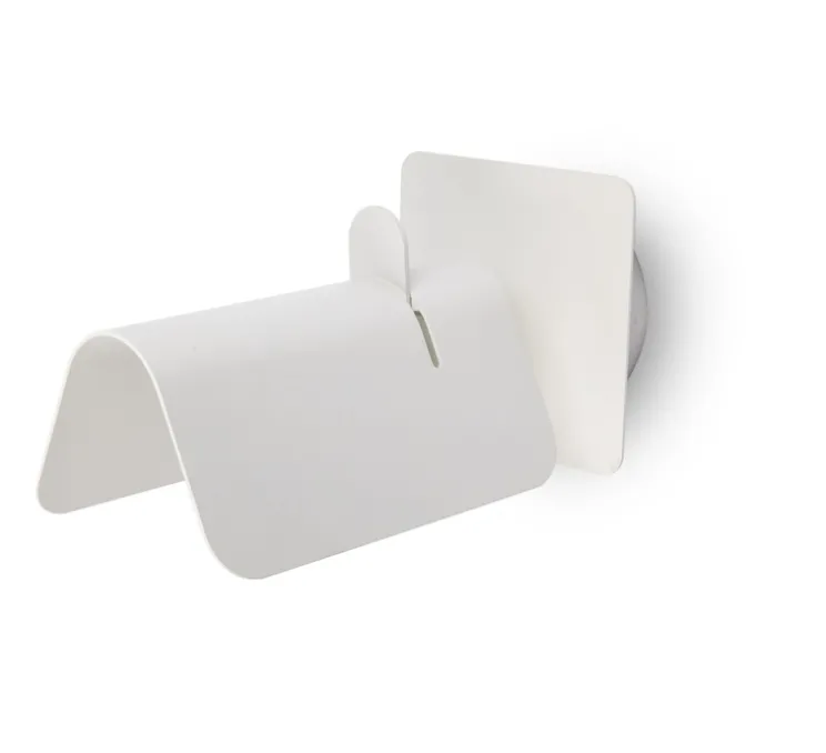 Applique murale, Smile, blanc, L12cm, H19,5cm - Faro