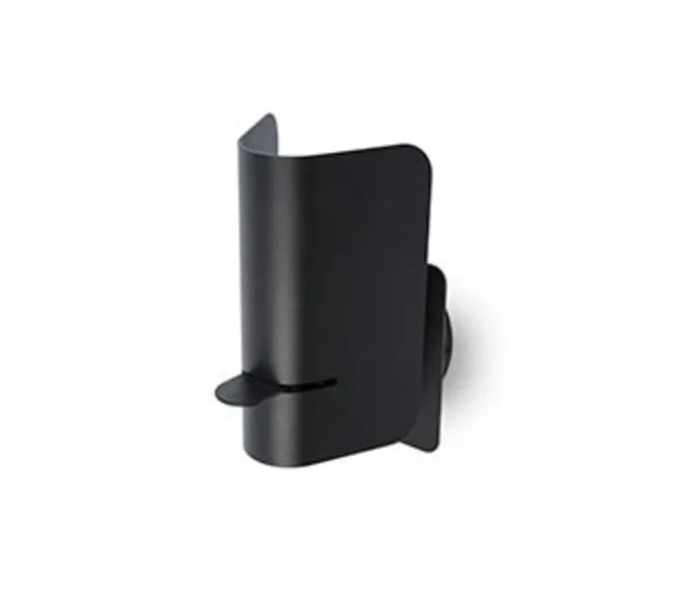 Applique murale, Smile, noir, L12cm, H19,5cm - Faro