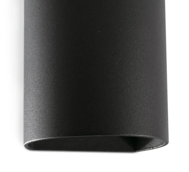 Applique*Faro Applique murale, Sole 1L, lisse, , L8cm, H10cm - noir